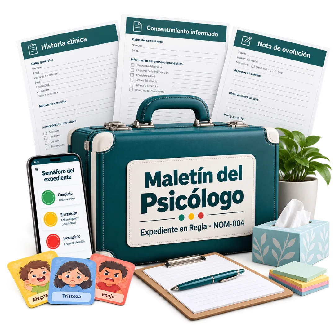 Maletín del Psicólogo: formatos, app y módulo infantil